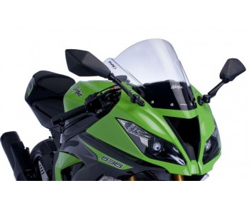 RACING SCREEN FOR KAWASAKI NINJA ZX-6R 2009-2014/ ZX-10R 2008-2010 - SMOKE RACING SCREEN FOR KAWASAKI NINJA ZX-6R 2009-2014/ ZX-10R 2008-2010 - SMOKE